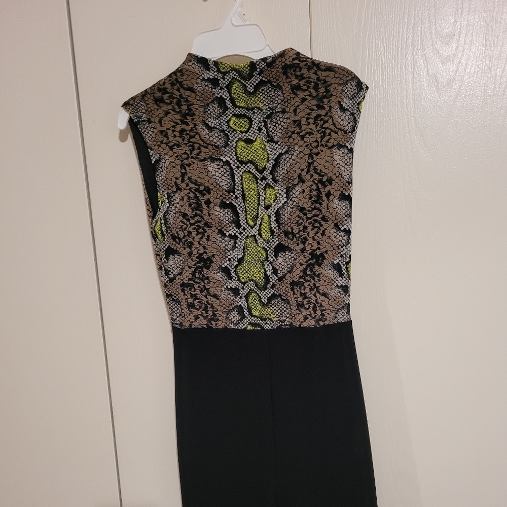 Green and black jumpsuit